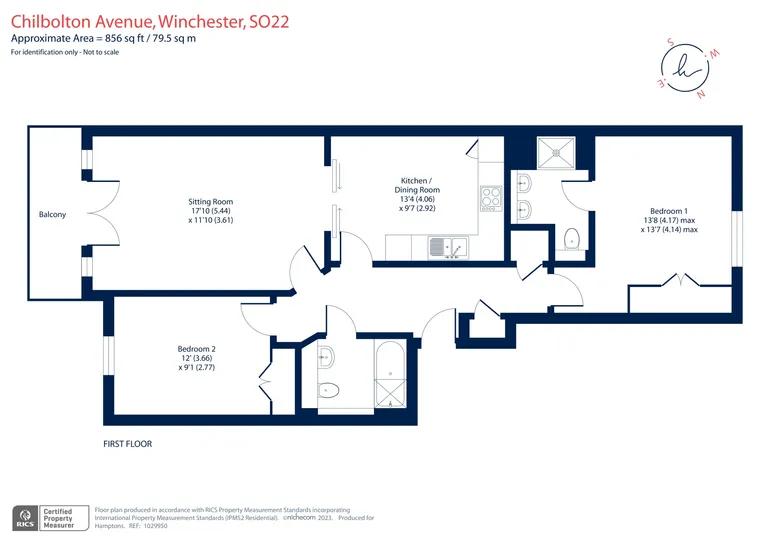 Floorplan 1 for Chilbolton Avenue Winchester SO22