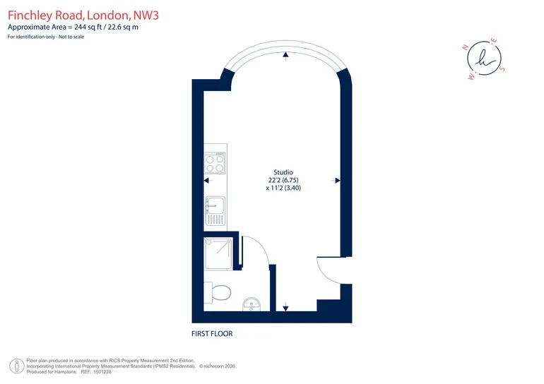 Floorplan 1 for Finchley Road London NW3