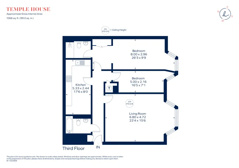 Floorplan 1 for Temple Avenue, London, EC4Y