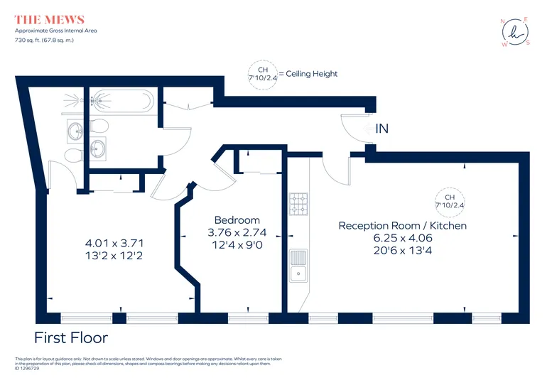 Floorplan 1 for High Street, Hampton, TW12