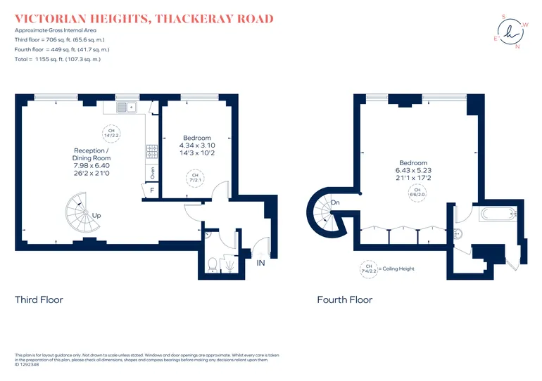 Floorplan 1 for Thackeray Road, London, SW8