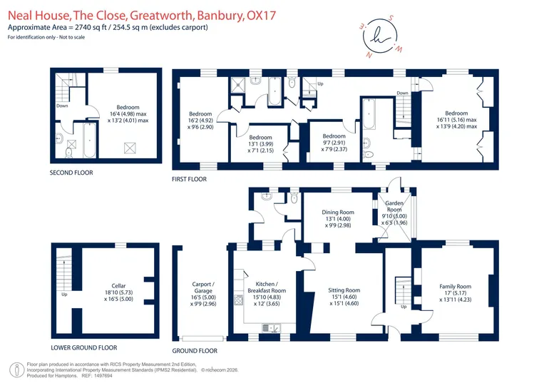Floorplan 1 for The Close, Greatworth, OX17
