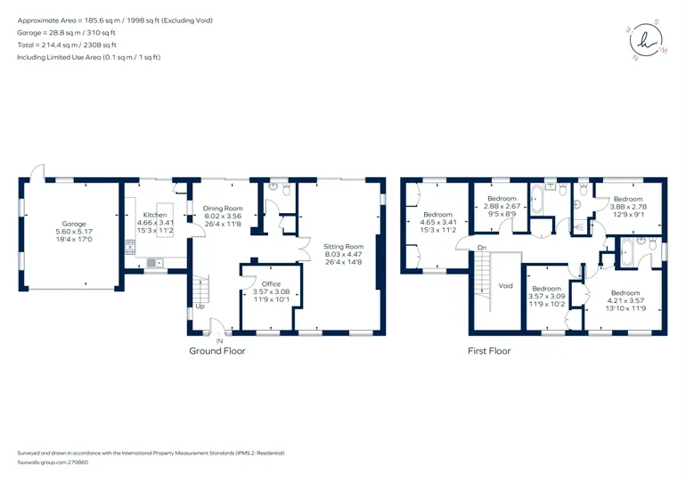 Floorplan 1 for Oak End Way, Gerrards Cross, SL9