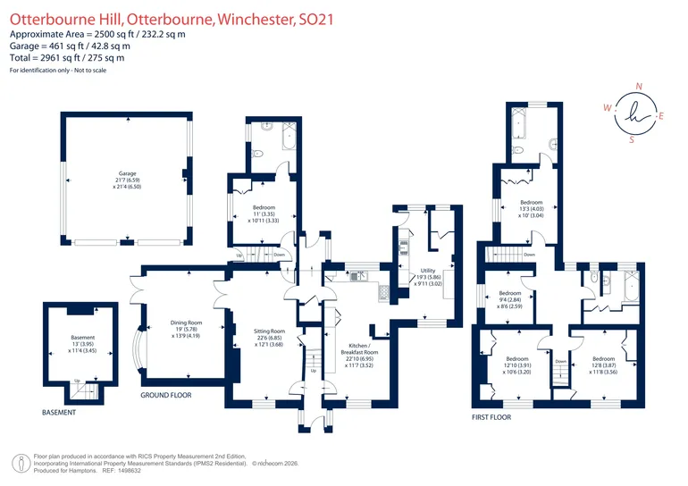 Floorplan 1 for Otterbourne Hill, Otterbourne, SO21