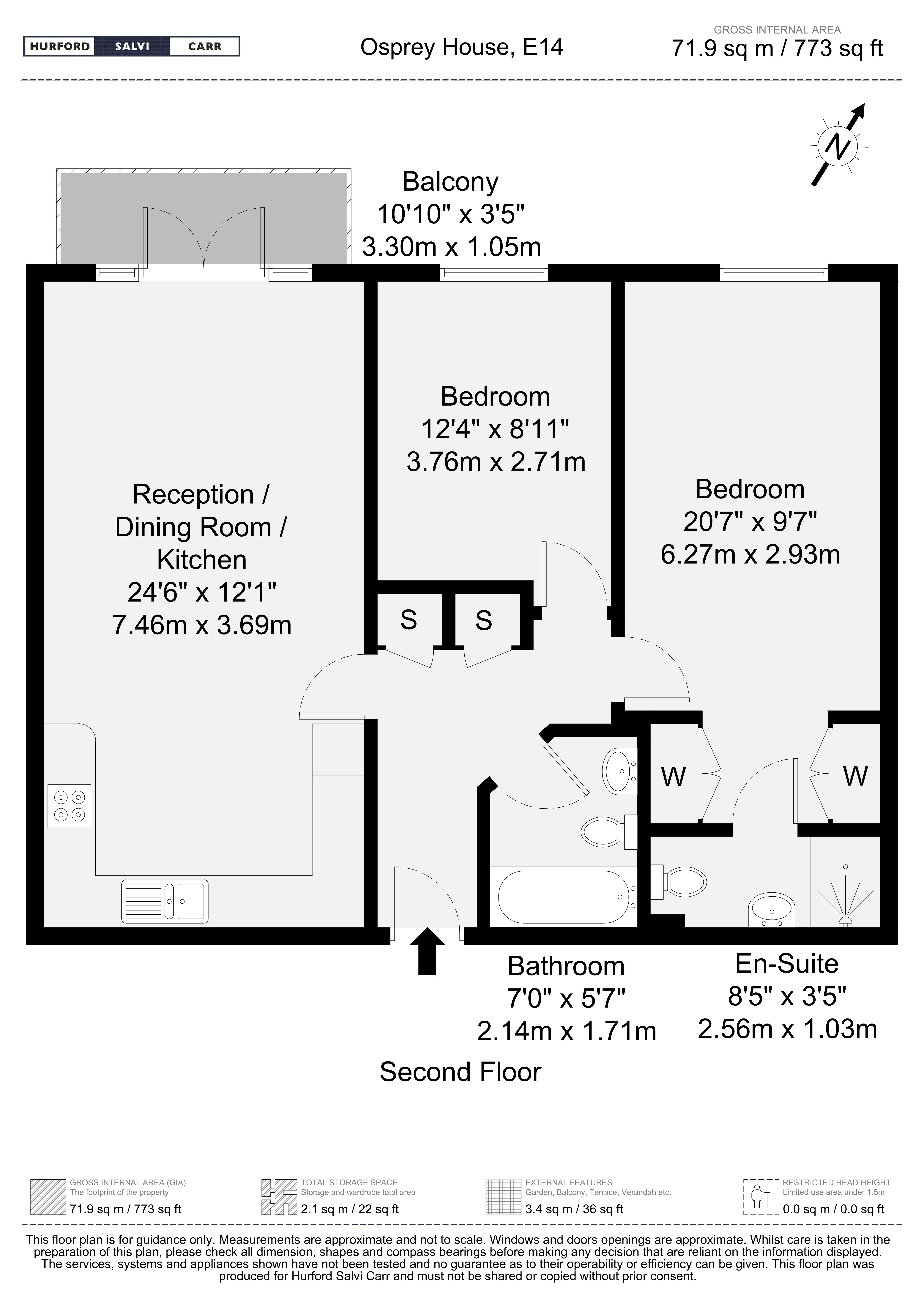 Osprey House, Victory Place, Limehouse, London, E14 floorplan