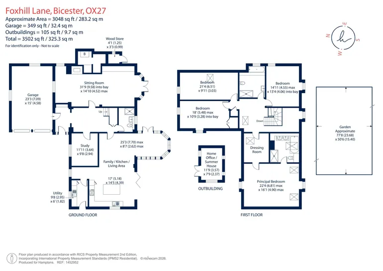 Floorplan 1 for Foxhill Lane, Souldern, OX27