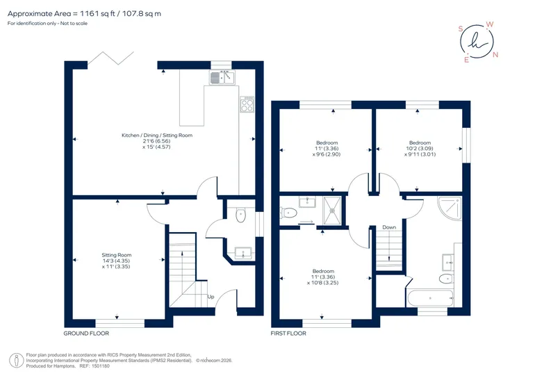 Floorplan 1 for Thurstons, Alton, GU34