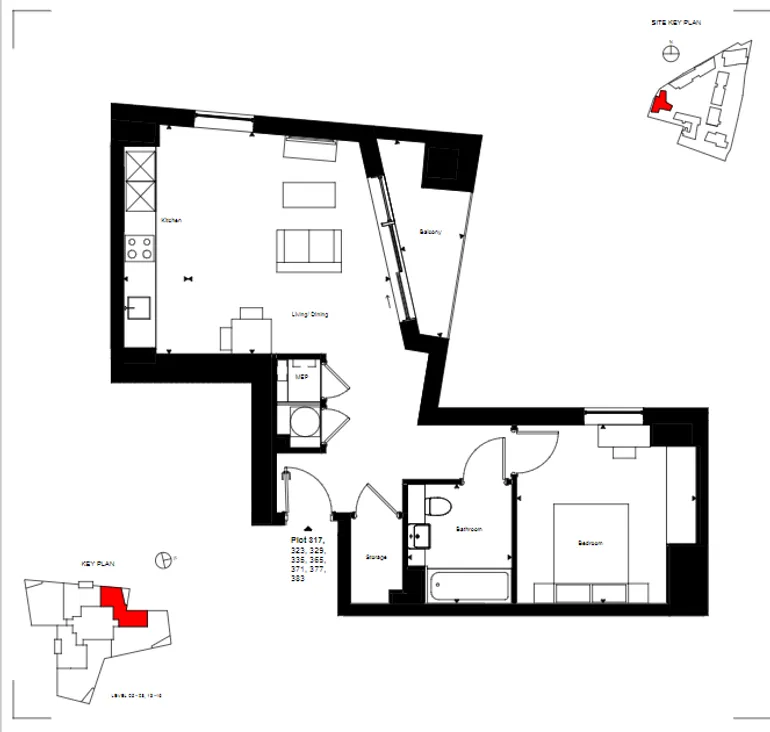 Floorplan 1 for Mylo - Nine Elms Point