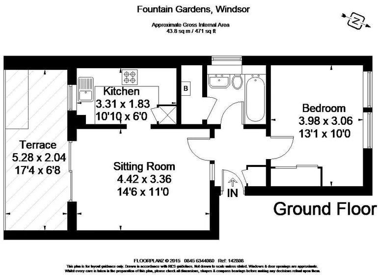 Floorplan 1 for Fountain Gardens Windsor SL4