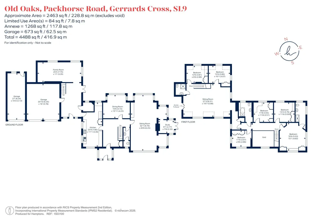 Floorplan for Packhorse Road, Gerrards Cross, SL9
