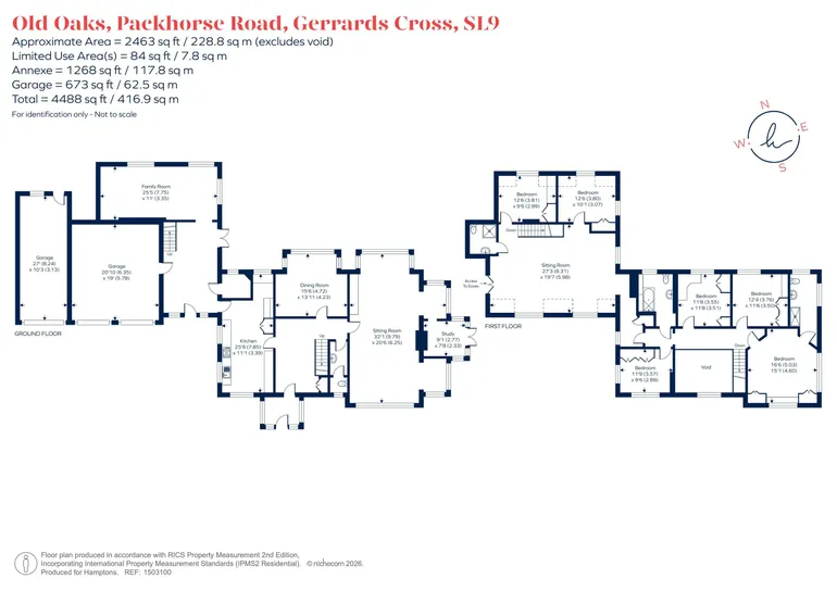 Floorplan 1 for Packhorse Road, Gerrards Cross, SL9