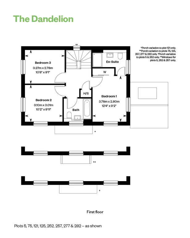 Floorplan 2 for Dandelion, Birchwwod, Farnham, GU9