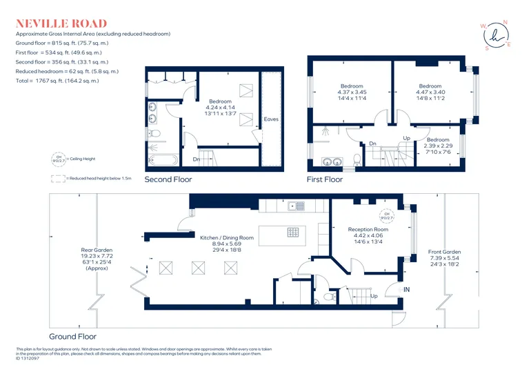 Floorplan 1 for Neville Road, Kingston Upon Thames, KT1