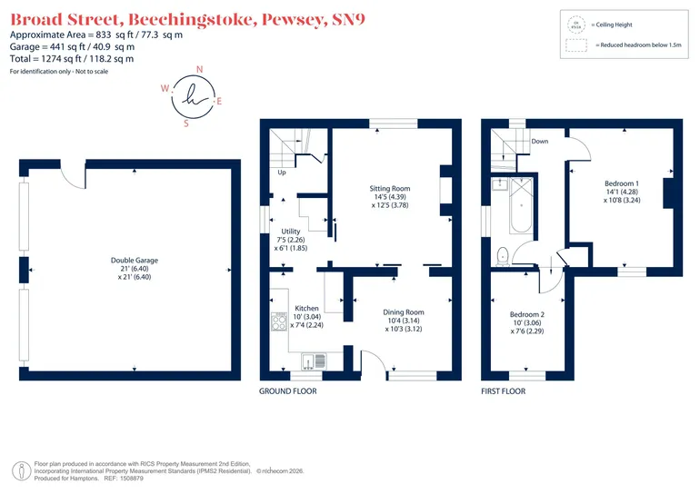 Floorplan 1 for Broad Street, Beechingstoke, SN9