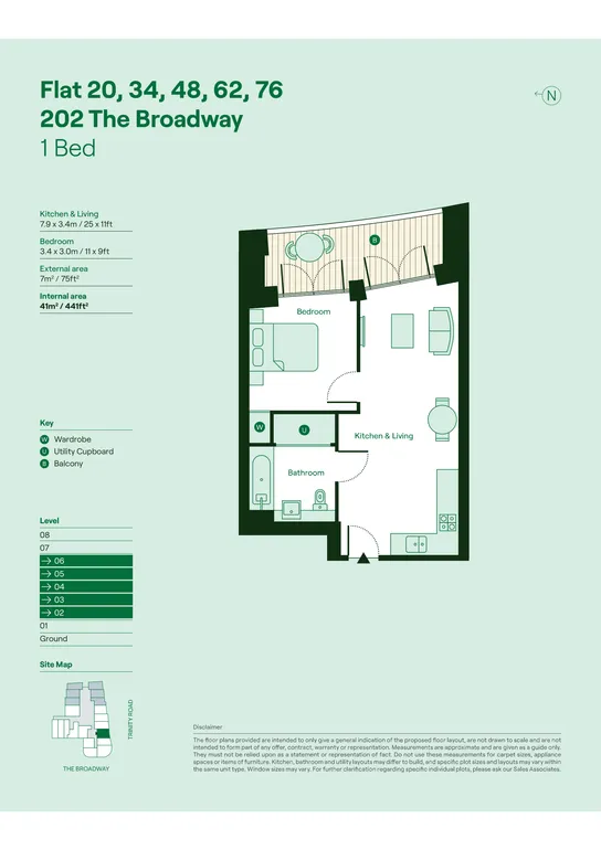 Floorplan 1 for The Broadway, London, SW19