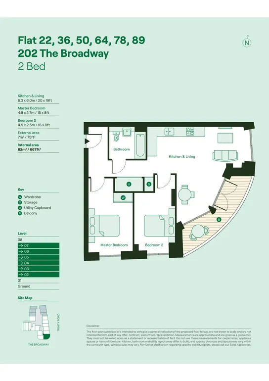 Floorplan 1 for The Broadway, London, SW19