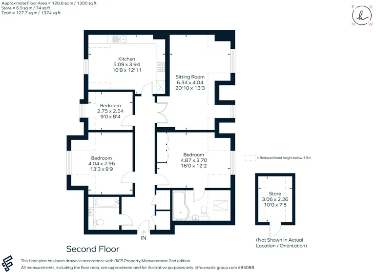Floorplan 1 for York Road, Guildford, GU1