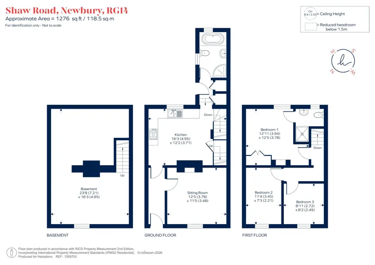 Floorplan 1 for Shaw Road, Newbury, RG14