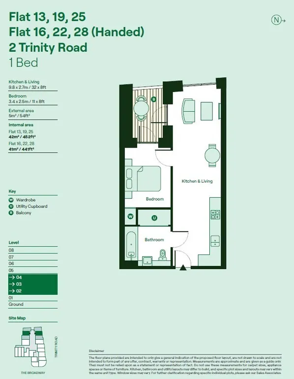 Floorplan 1 for Trinity Road, Wimbledon, SW19