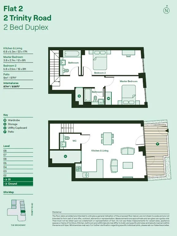 Floorplan 1 for Wimbledon Place, The Broadway, London, SW19