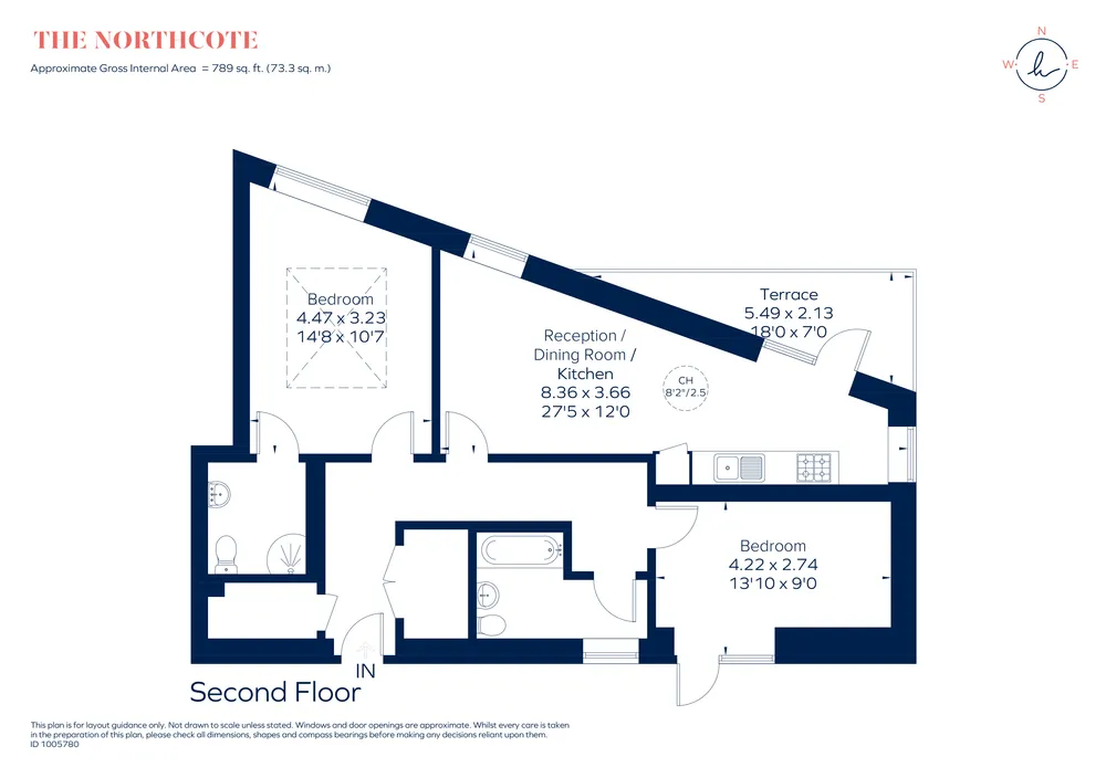 Floorplan for The Northcote, London, SW11