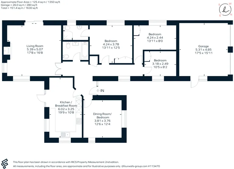 Floorplan 1 for Pucklechurch Road, Hinton, SN14
