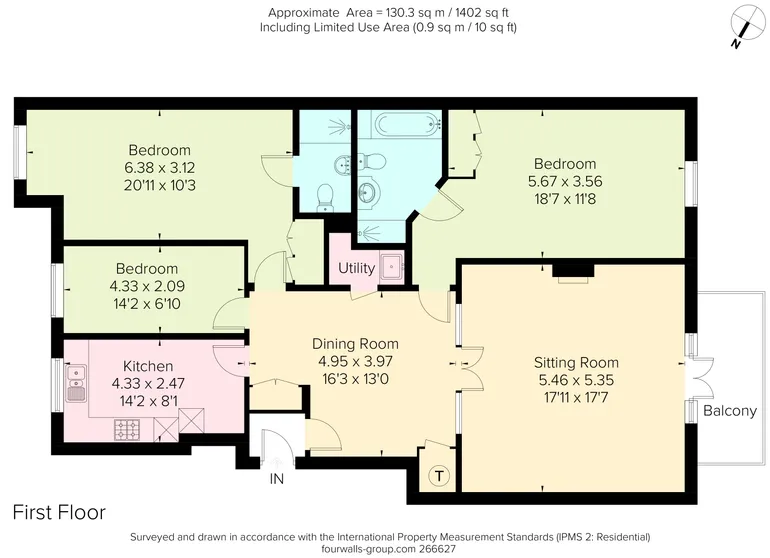 Floorplan 1 for Horsham Road Guildford GU5