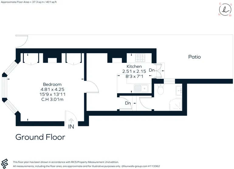 Floorplan 1 for Milman Road London NW6