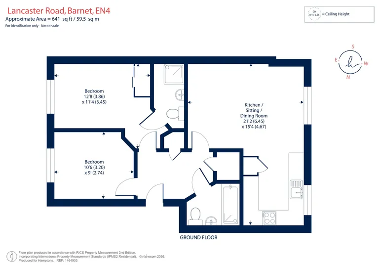 Floorplan 1 for Lancaster Road Barnet EN4