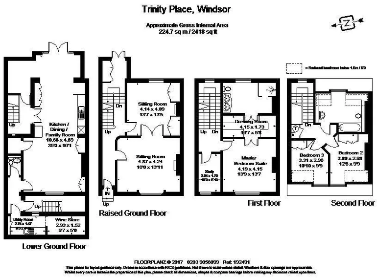 Floorplan 1 for Trinity Place Windsor SL4