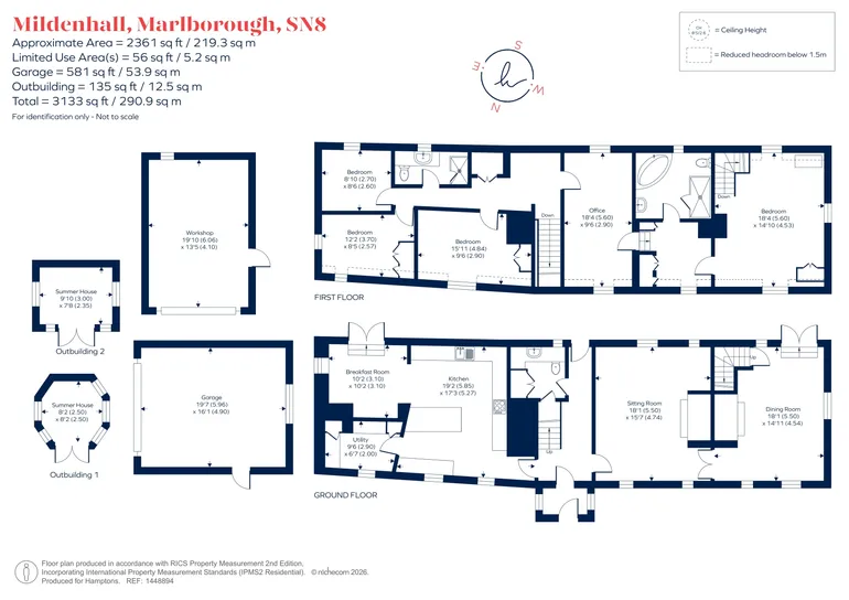 Floorplan 1 for Mildenhall, Marlborough, SN8