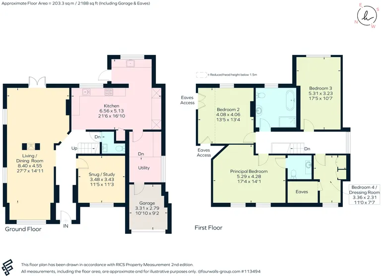 Floorplan 1 for Denmans Close, Lindfield, RH16