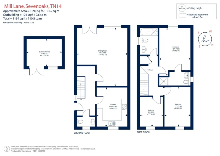 Floorplan 1 for Mill Lane, Sevenoaks, TN14