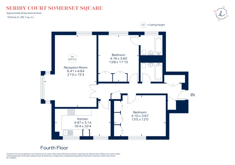 Floorplan 1 for Somerset Square, London, W14
