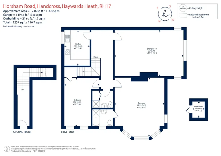 Floorplan 1 for Horsham Road Handcross RH17