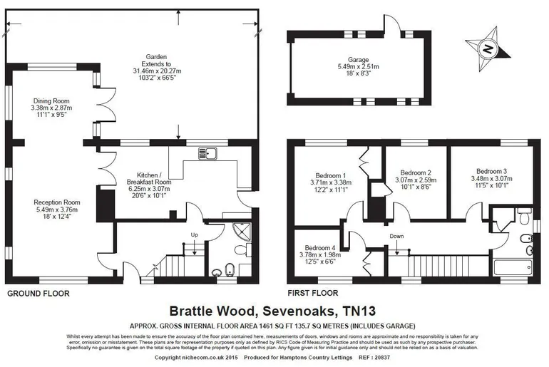 Floorplan 1 for Brattle Wood, Sevenoaks, TN13