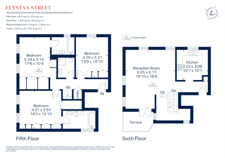 Floorplan 1 for Elystan Street London SW3