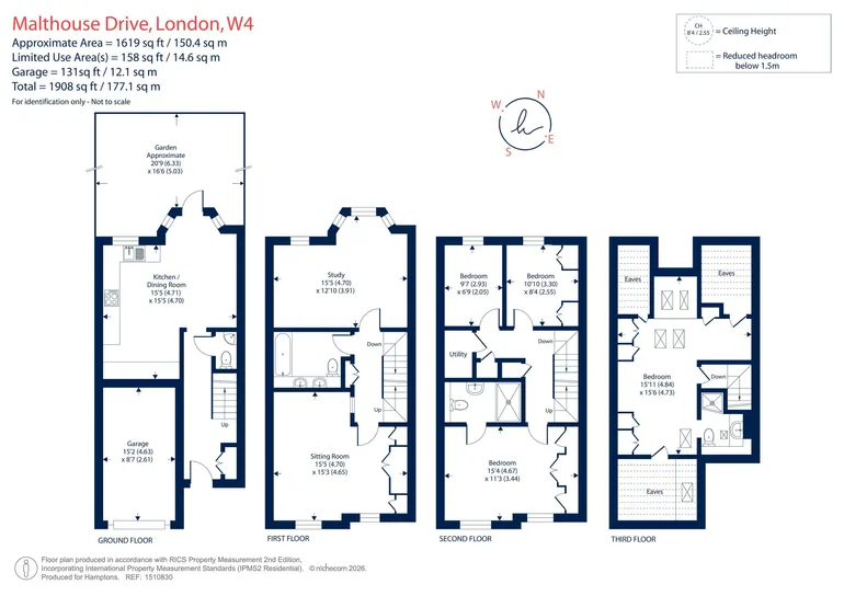 Floorplan 1 for Malthouse Drive London W4