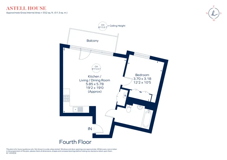 Floorplan 1 for Lyell Street, E14