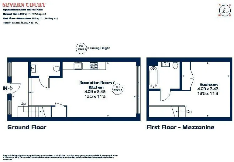Floorplan 1 for Clyde Square, E14