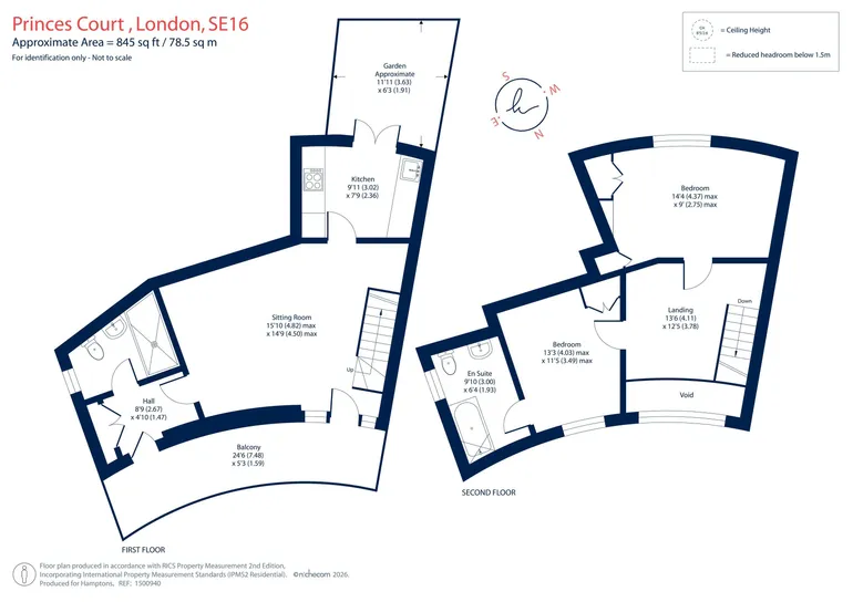 Floorplan 1 for Princes Court, Rotherhithe, SE16