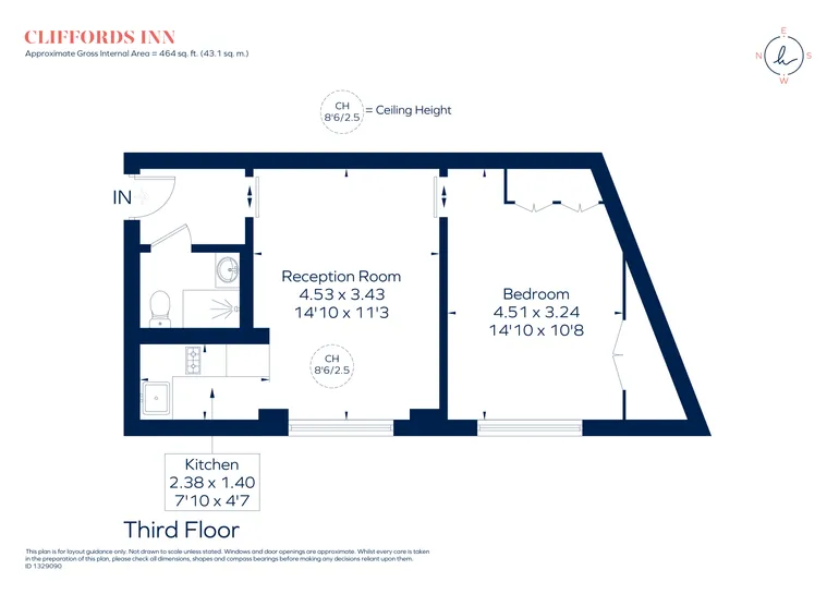 Floorplan 1 for Fetter Lane, London, EC4A