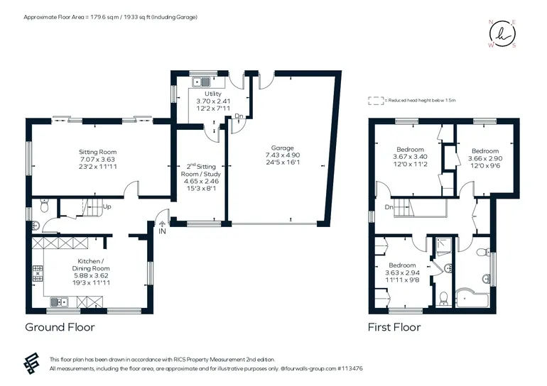 Floorplan 1 for Churchfields, Kingsley, GU35
