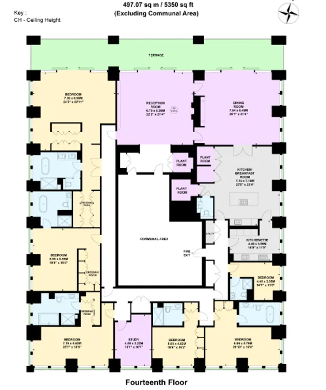 Floorplan 1 for Oak Lane Nine Elms SW8