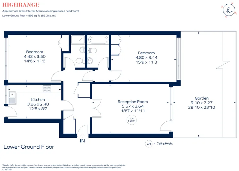 Floorplan 1 for Lansdowne Road London SW20