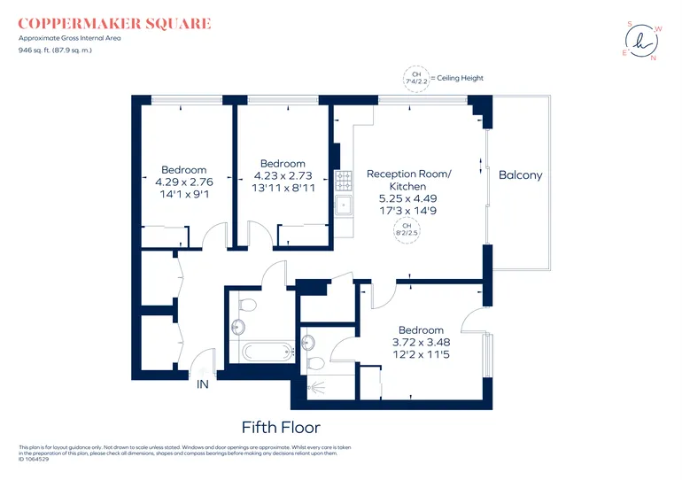 Floorplan 1 for 3 Cherry Park Lane Stratford E20