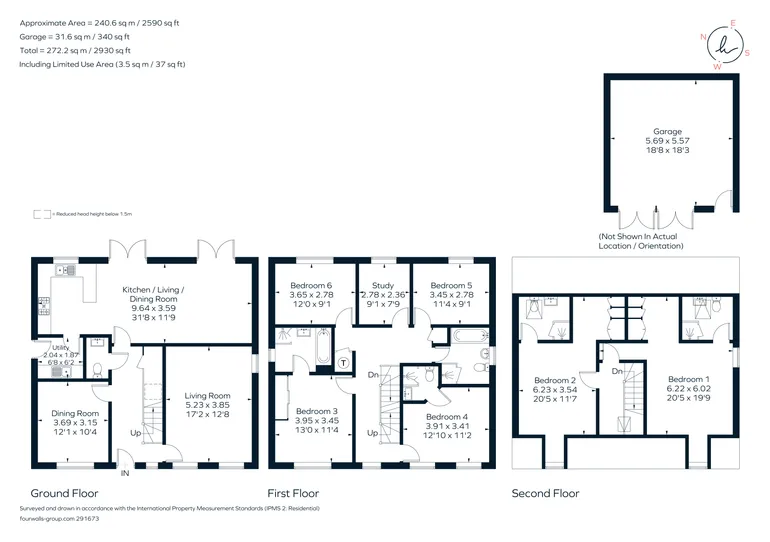 Floorplan 1 for Rounton Close Watford WD17