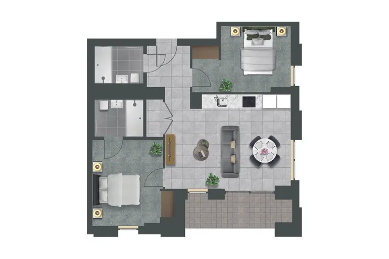 Floorplan 1 for Hove Central, 11 Boulevard Place Brighton BN3
