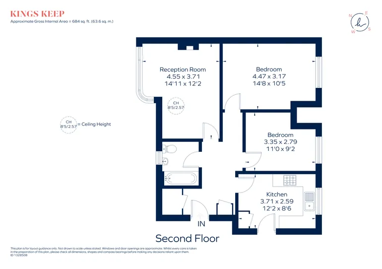 Floorplan 1 for Beaufort Road, Kingston Upon Thames, KT1