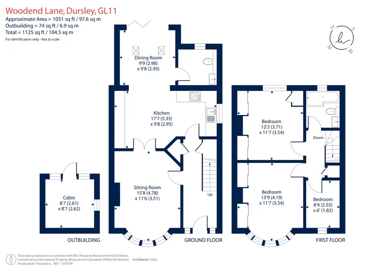 Floorplan 1 for Woodend Lane, Dursley, GL11